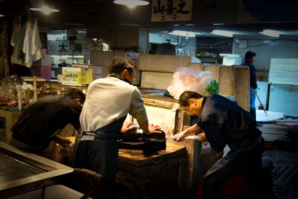 Ancien marché au poisson de Tokyo